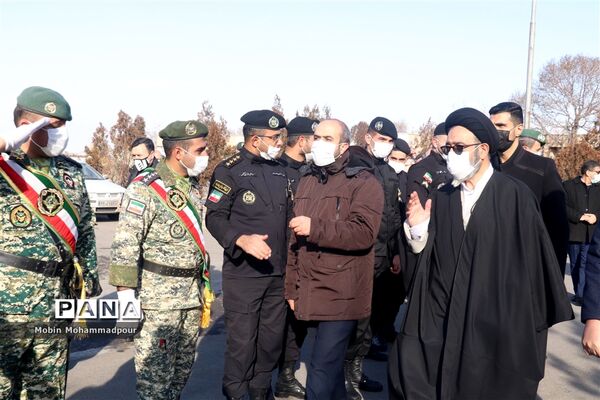 مراسم استقبال از پیکرهای مطهر۳ شهید گمنام در تبریز