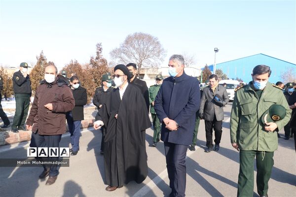 مراسم استقبال از پیکرهای مطهر۳ شهید گمنام در تبریز