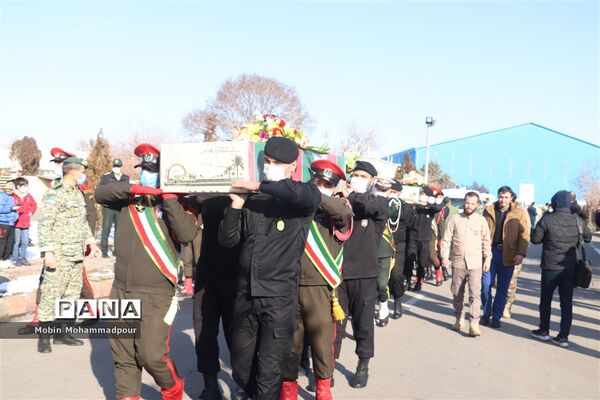 مراسم استقبال از پیکرهای مطهر۳ شهید گمنام در تبریز