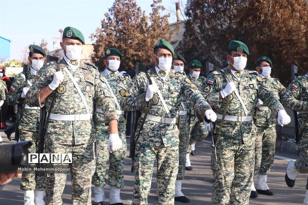 مراسم استقبال از پیکرهای مطهر۳ شهید گمنام در تبریز