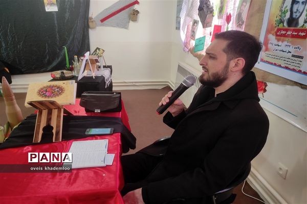 مراسم فاطمیه و شهادت سردار سلیمانی در دبستان شهیدان حجازی گلوگاه