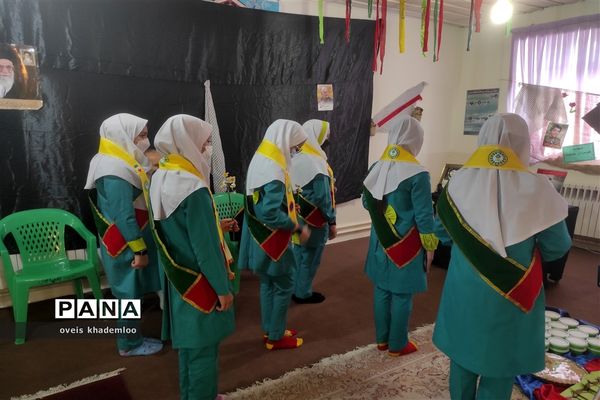 مراسم فاطمیه و شهادت سردار سلیمانی در دبستان شهیدان حجازی گلوگاه