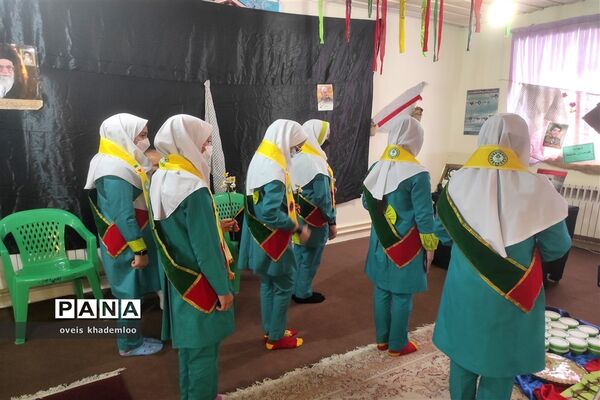 مراسم فاطمیه و شهادت سردار سلیمانی در دبستان شهیدان حجازی گلوگاه