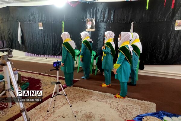 مراسم فاطمیه و شهادت سردار سلیمانی در دبستان شهیدان حجازی گلوگاه