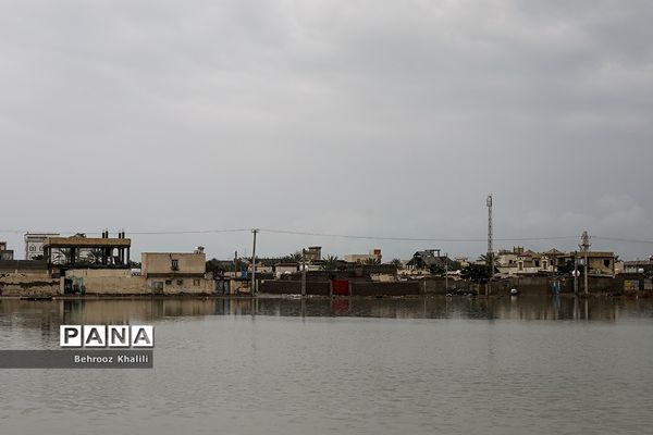 سیل در شهر کنارک استان سیستان و بلوچستان