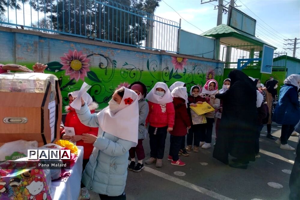 مراسم روز درختکاری و جشن نیکوکاری در مدارس ملارد