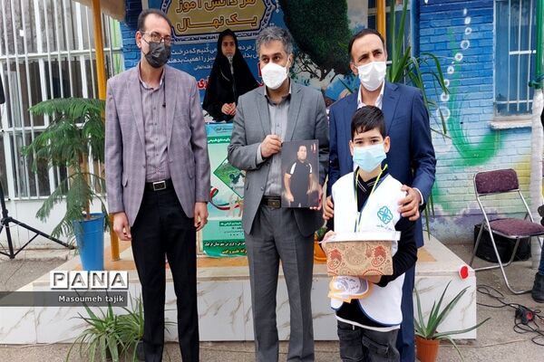 مراسم روز درختکاری در شهرستان قرچک مدرسه علم‌ و‌ ادب با شعار هر دانش‌آموز یک نهال