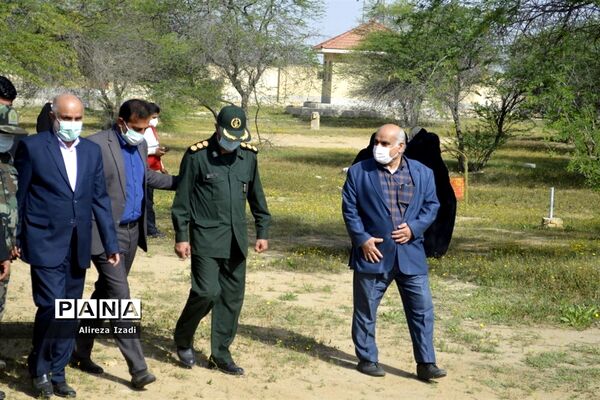 مراسم روز درختکاری در اردوگاه تربیتی امام خمینی (ره)  استان بوشهر چاهکوتا برگزار شد