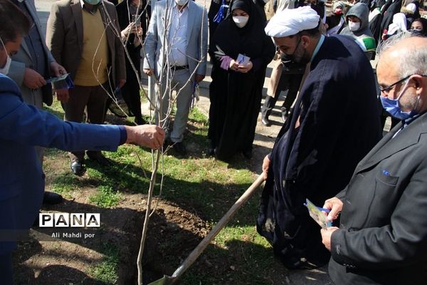 مراسم روز درختکاری در شهرری