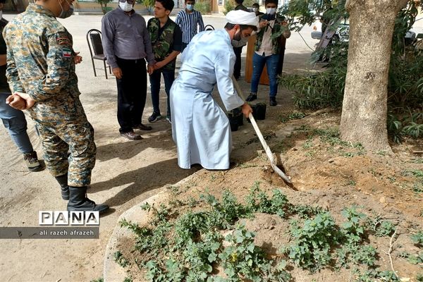 برگزاری جشن میلاد امام حسین (ع) وروز درختکاری در اندیمشک