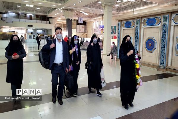 آیین استقبال از دانش‌آموز پیشتاز قرآنی جهان اسلام در اهواز