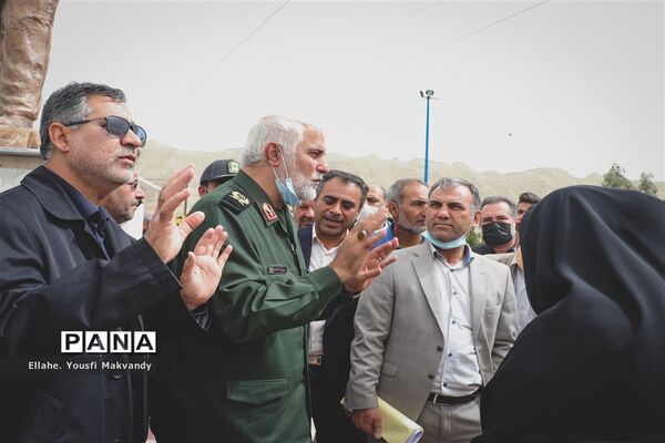 رونمایی از تندیس شهید سپهبد حاج قاسم سلیمانی در شهرستان امیدیه