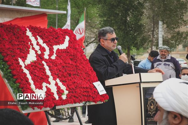 رونمایی از تندیس شهید سپهبد حاج قاسم سلیمانی در شهرستان امیدیه