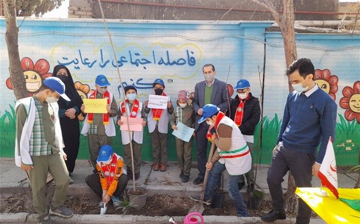 دانش‌آموزان استان سمنان ۳۰ هزار اصله نهال غرس کردند