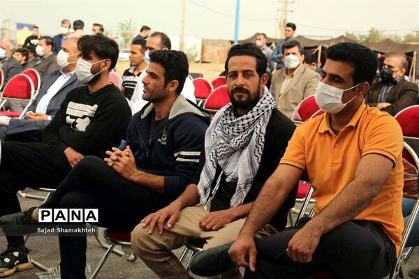 آیین افتتاح تصفیه خانه قلعه سحر و شهر الهایی