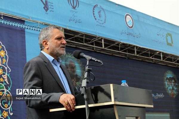 آیین افتتاح تصفیه خانه قلعه سحر و شهر الهایی