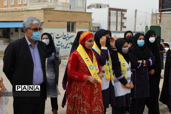 مانور آموزش مخاطرات چهارشنبه‌سوری، دبیرستان دخترانه تیزهوشان یاسوج