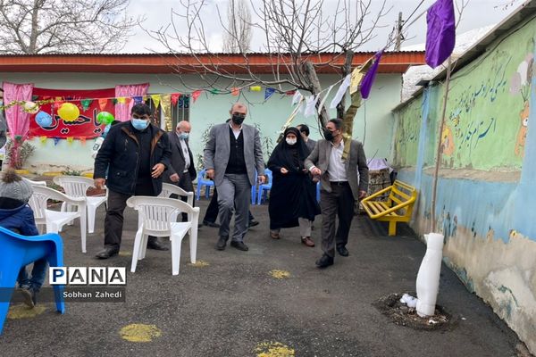 بازدید شهردار جدید رودهن  از مدارس روستایی