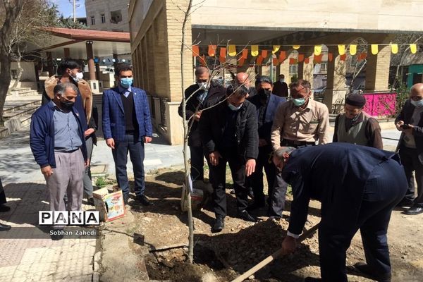 کاشت درخت به نیابت از شهیدان در رودهن