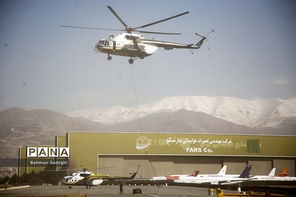 رزمایش مشترک امداد هوایی شهر تهران