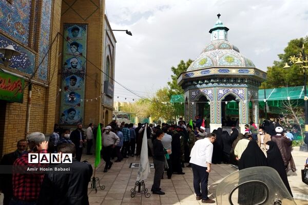 تشییع پیکر شهید مدافع حرم «احسان کربلایی پور» در قم