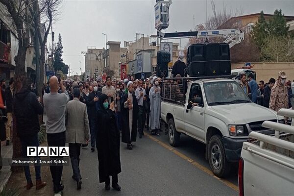 تشییع پیکر شهید مدافع حرم «احسان کربلایی پور» در قم