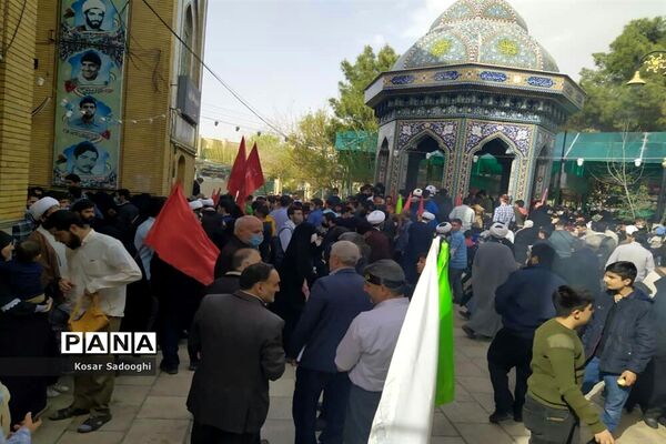 تشییع پیکر شهید مدافع حرم «احسان کربلایی پور» در قم