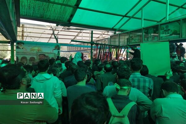 تشییع پیکر شهید مدافع حرم «احسان کربلایی پور» در قم