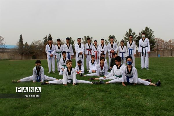 مراسم پروژه آزادسازی مجموعه‌های آموزشی و ورزشی در کرمانشاه