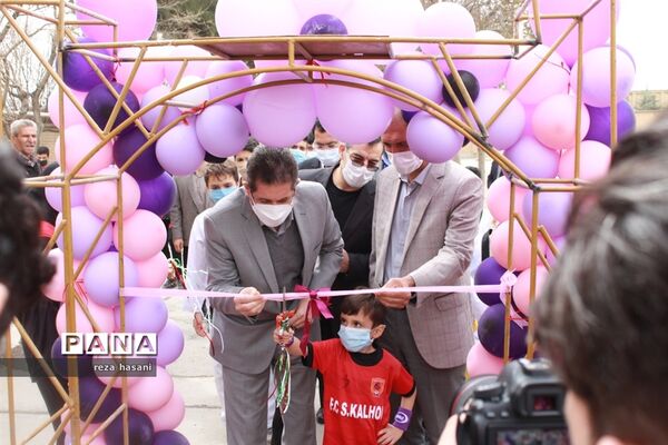 مراسم پروژه آزادسازی مجموعه‌های آموزشی و ورزشی در کرمانشاه