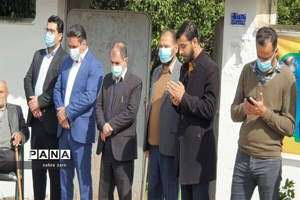 اجرای طرح کمربند سبز روستای شومیا محمودآباد با کاشت یک هزار نهال