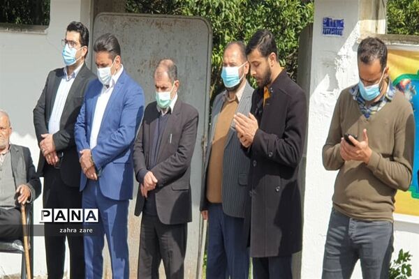 اجرای طرح کمربند سبز روستای شومیا محمودآباد با کاشت یک هزار نهال