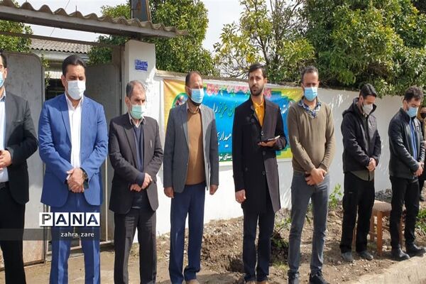اجرای طرح کمربند سبز روستای شومیا محمودآباد با کاشت یک هزار نهال