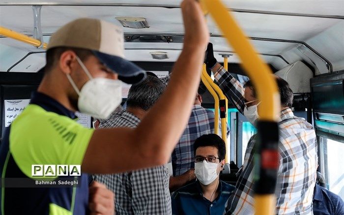 توصیه‌های کرونایی؛ در اتوبوس‌های شهری از ۲ ماسک استفاده کنید