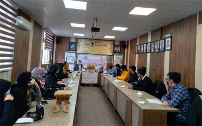 آیین اختتامیه دهمین دوره مجلس  دانش‌آموزی ناحیه ۴ کرج