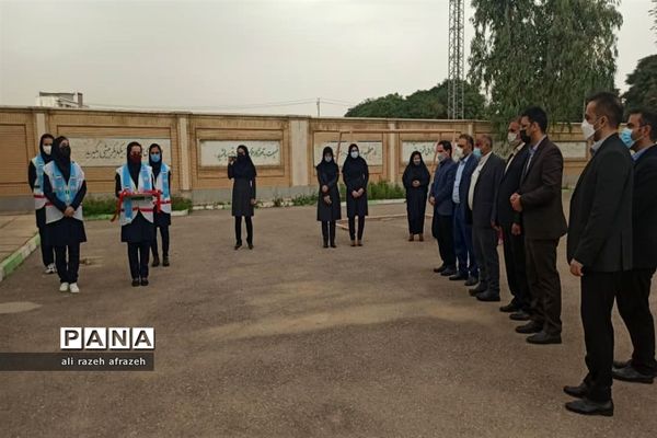 نمایشگاه دستاوردها و توانمندی‌های هنرجویان نرجس خاتون در اندیمشک