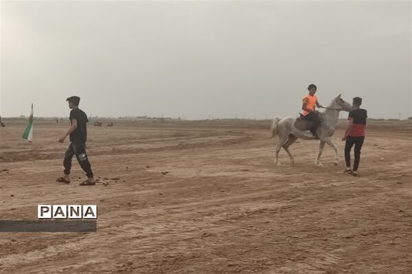 برگزاری اولین دوره مسابقات اسب‌سواری در شهرستان امیدیه
