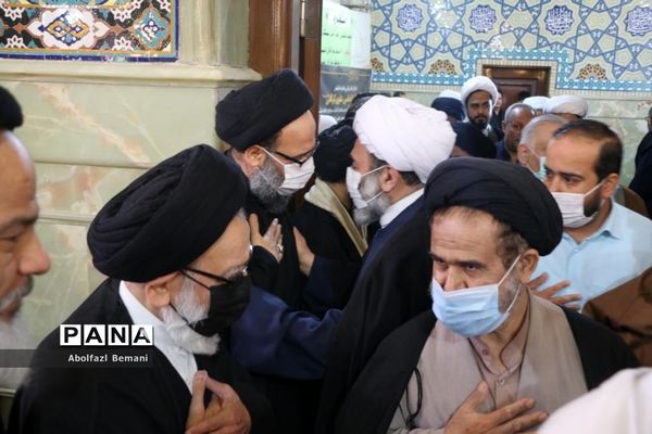 تشییع پیکر آیت الله علوی گرگانی در قم