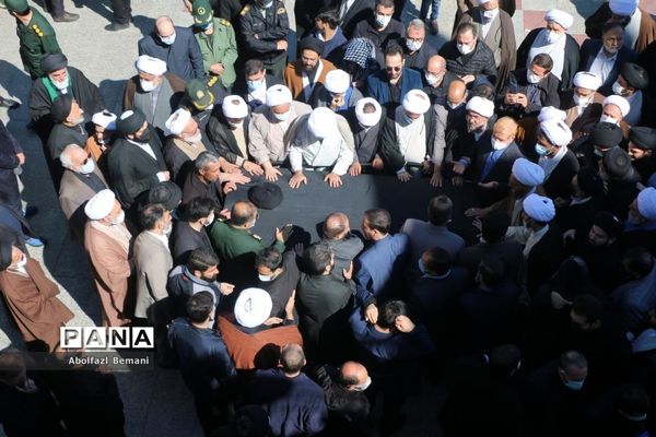 تشییع پیکر آیت الله علوی گرگانی در قم