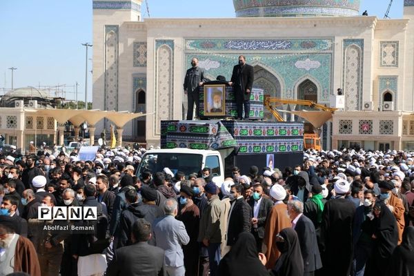 تشییع پیکر آیت الله علوی گرگانی در قم