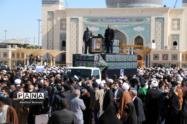 تشییع پیکر آیت الله علوی گرگانی در قم