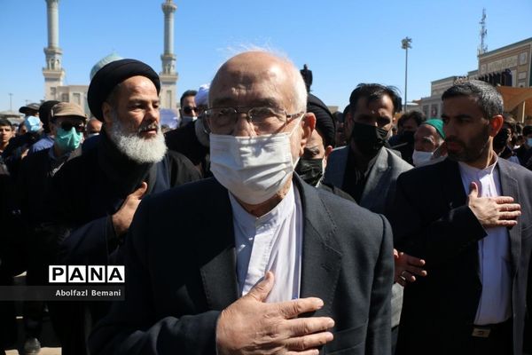 تشییع پیکر آیت الله علوی گرگانی در قم