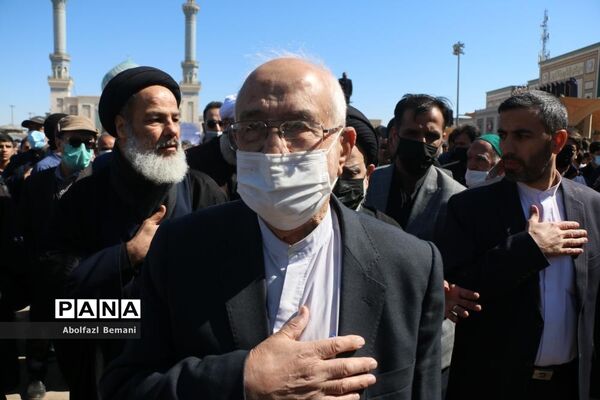 تشییع پیکر آیت الله علوی گرگانی در قم