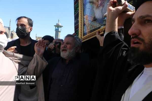 تشییع پیکر آیت الله علوی گرگانی در قم