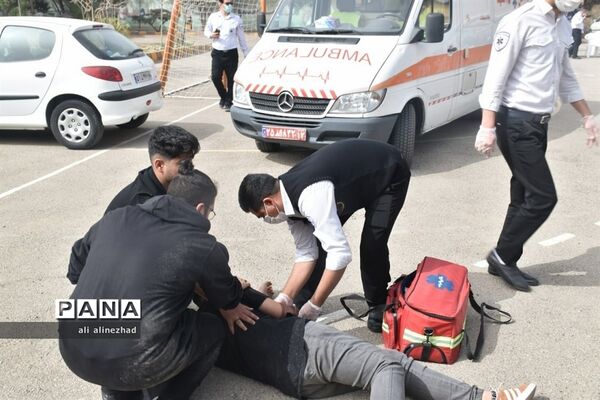 مانور استانی چهارشنبه سوری ناحیه 7مشهد مقدس