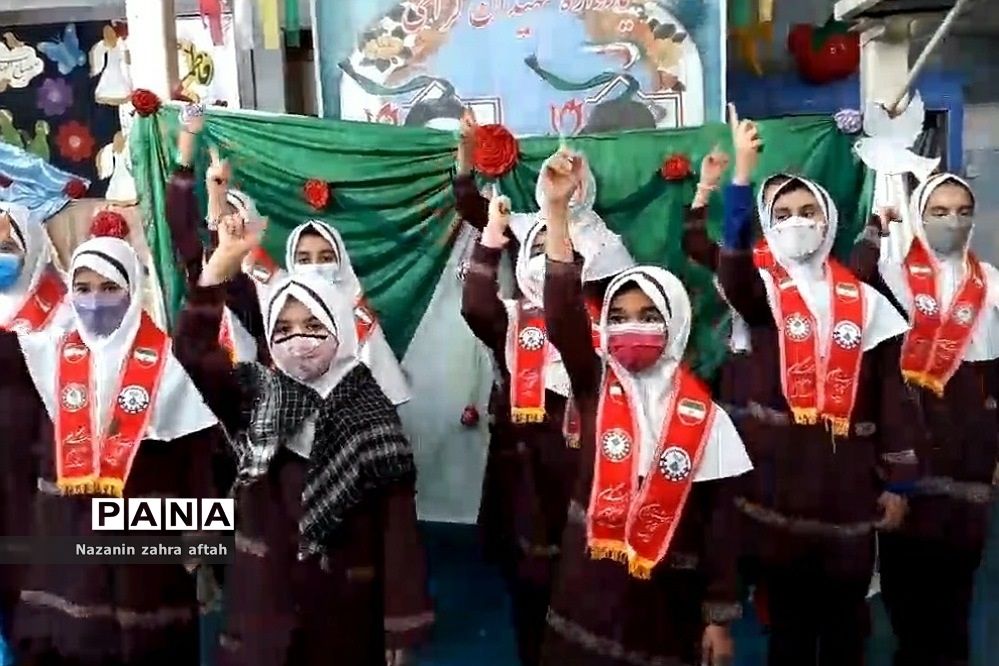 جشن میلاد امام‌زمان(ع) در مدرسه حضرت زهرا(س) رودهن