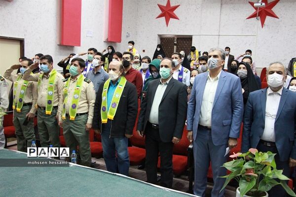 مراسم سپاس و قدردانی از زحمات مدیرسازمان دانش‌آموزی استان خراسان جنوبی