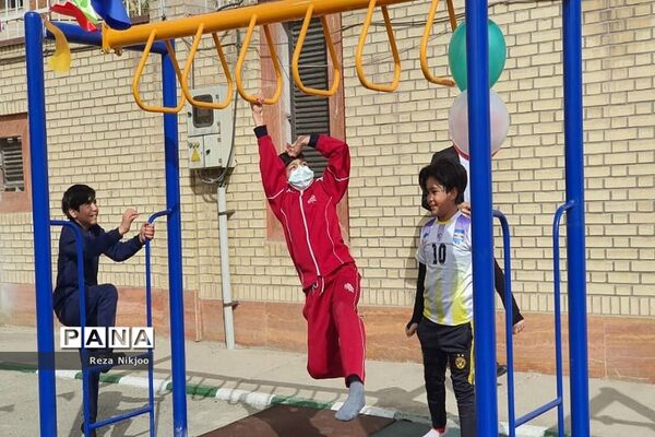 افتتاح اولین حیاط پویا در بهارستان یک