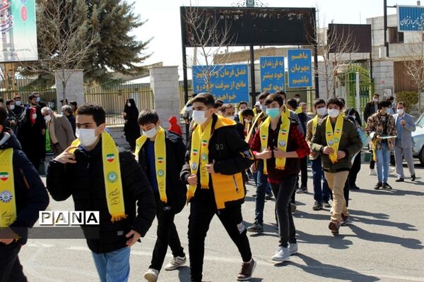 برگزاری پیاده‌روی «مهدی یاوران» زنجان