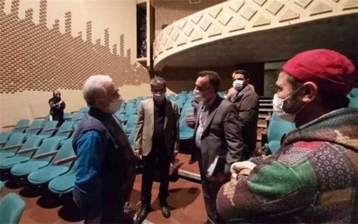 بازدید مدیرکل هنرهای نمایشی از مجموعه تئاتر شهر و تالار هنر